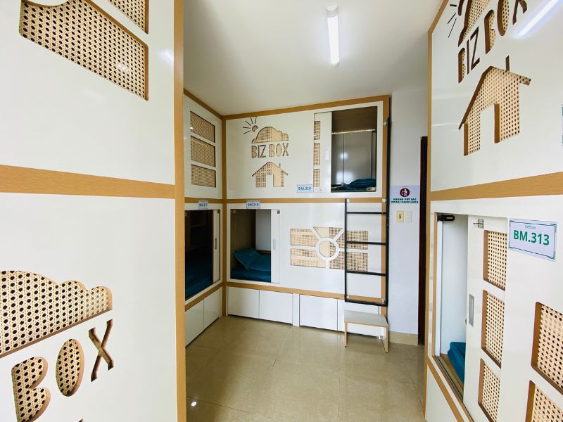 xu hướng thiết kế phòng trọ sleepbox