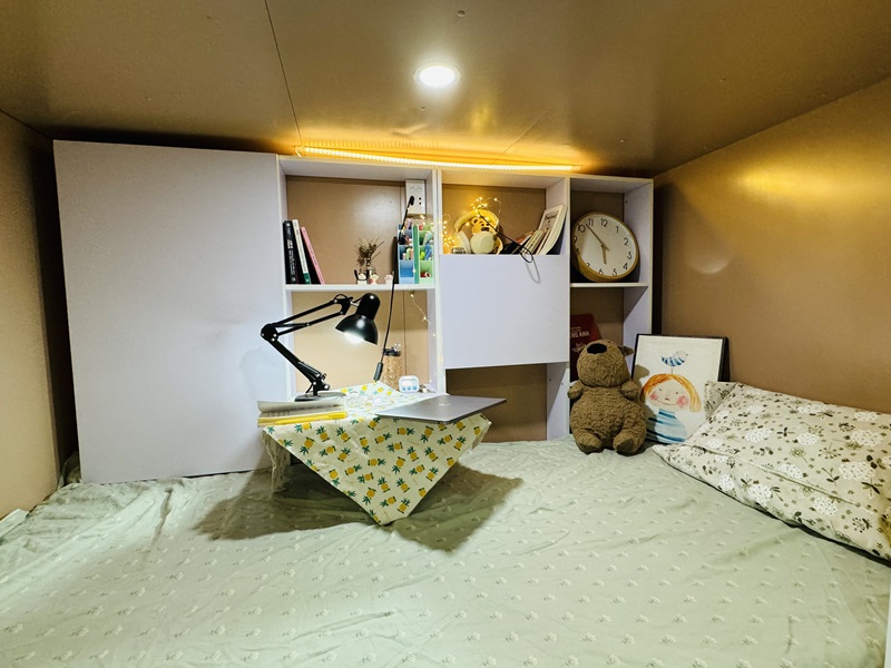 thi công phòng ngủ Sleepbox cho khách sạn mini