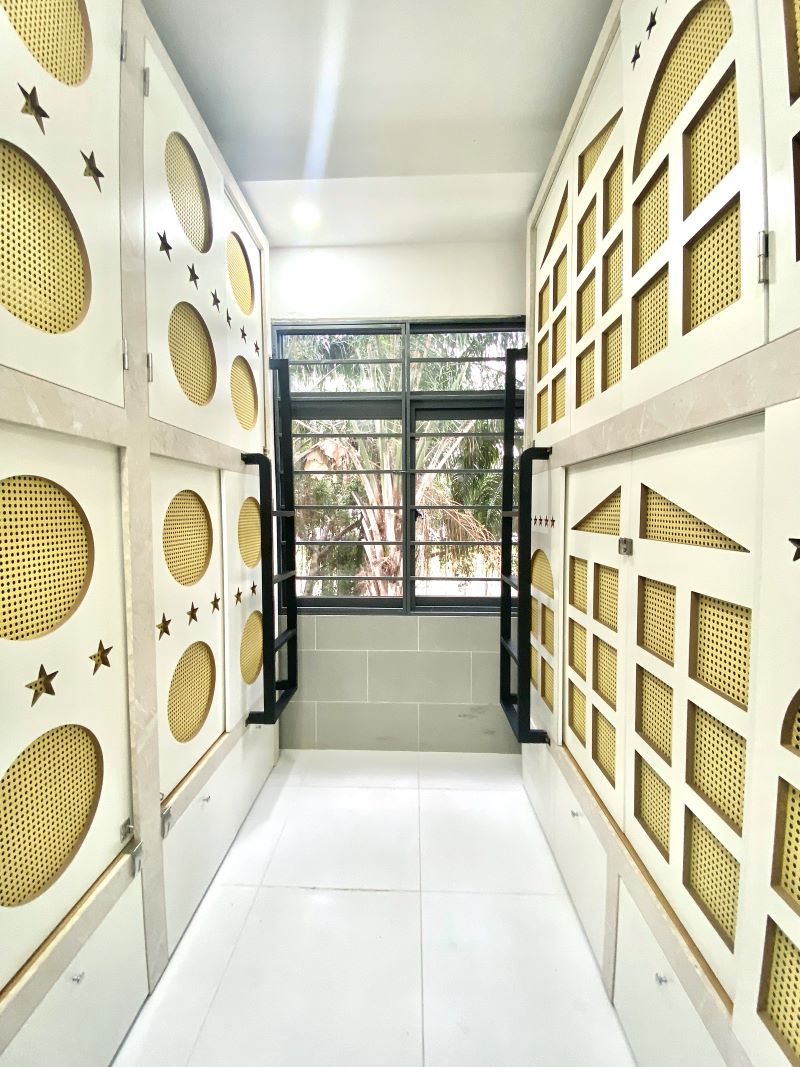 Sleepbox tích hợp nội thất gấp gọn