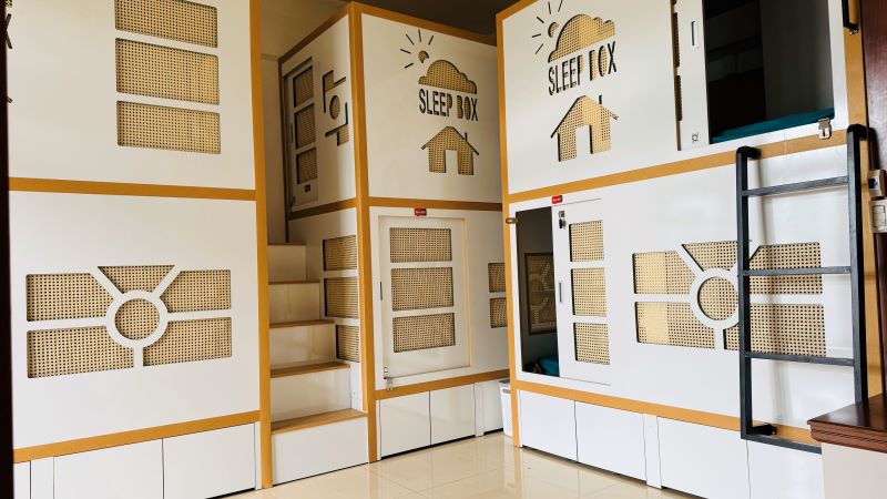 sleepbox công cộng tối ưu không gian