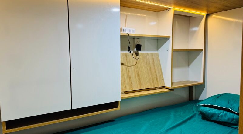 Thi công Sleepbox tích hợp đèn LED