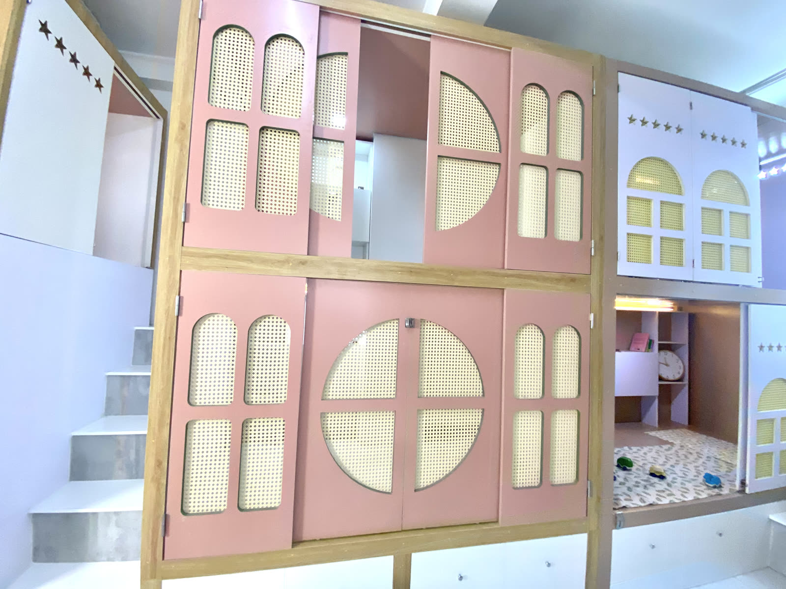 Khu phụ trợ dồn về một cụm trong khu sleepbox
