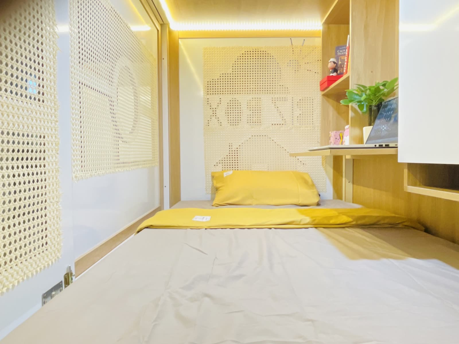 Khu sleepbox hoàn thiện theo bản vẽ riêng