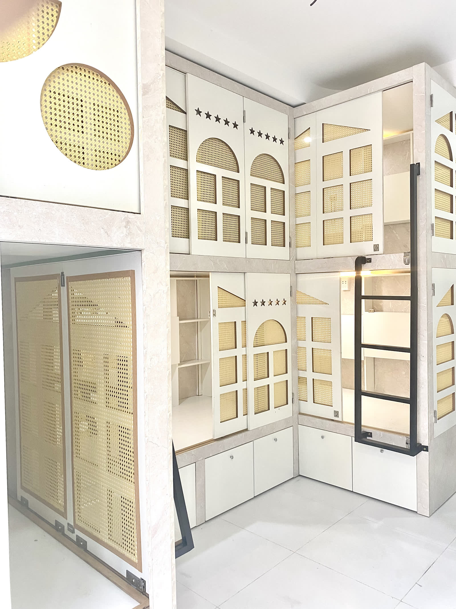 Khu chung của khu sleepbox được dọn mỗi ngày