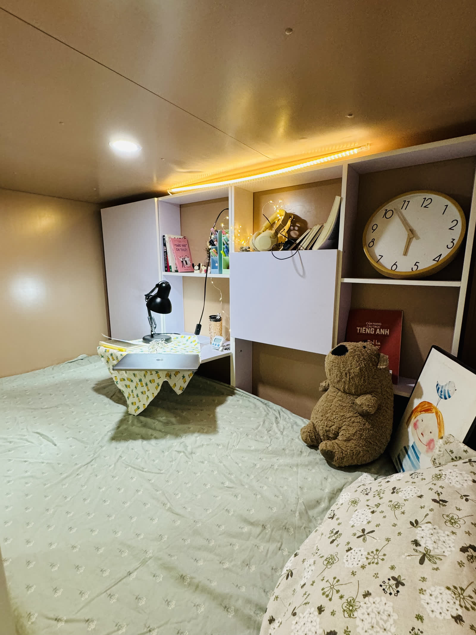 Khu sleepbox hoàn thiện đúng theo bản vẽ