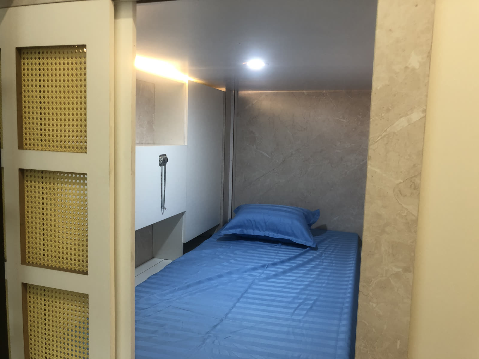 Khu sleepbox hoàn thiện thoáng mát